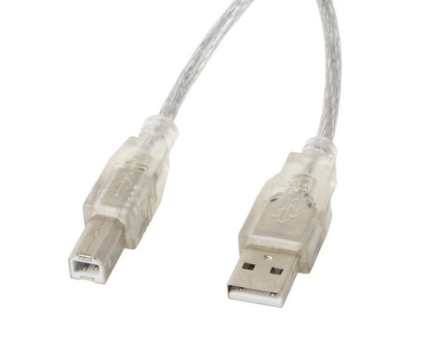 Lanberg USB 2.0 Cable USB-A male - USB-B male 3m (CA-USBA-12CC-0030-TR)