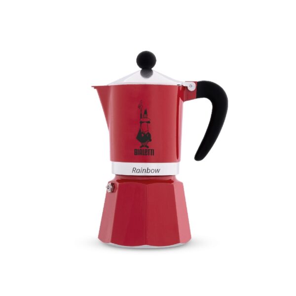Bialetti Rainbow Μπρίκι Espresso 1cups Κόκκινο