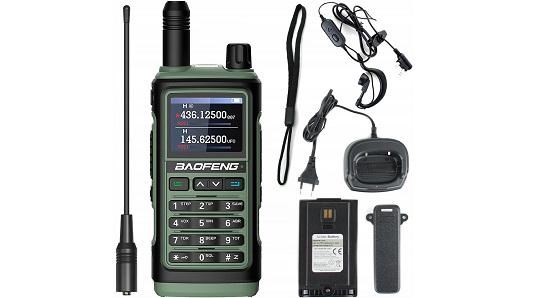 Baofeng Uv-17e Walkie Talkie 5W Σε Πράσινο Χρώμα