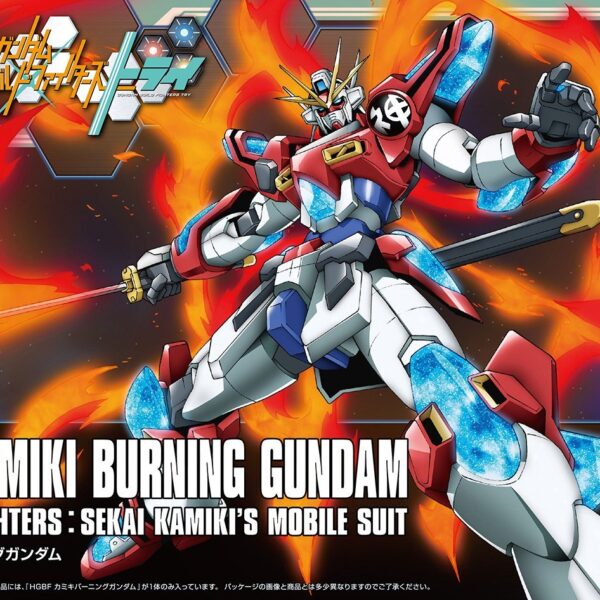 Gundam Hgbf Kamiki Burning Gundam 1/144 Model Kit