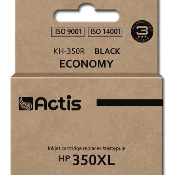 Actis Συμβατό Μελάνι Εκτυπωτή InkJet HP 350XL CB336EE 30ml Μαύρο
