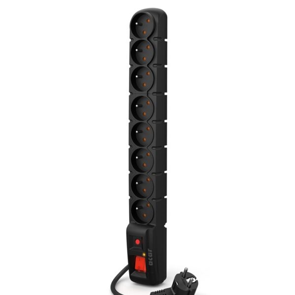 Acar S8 Pro Πολύπριζο Ασφαλείας 8 Θέσεων με Καλώδιο 1.5m