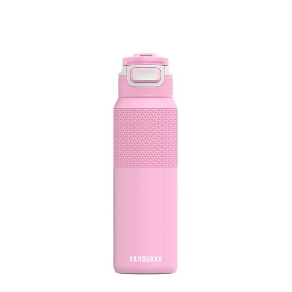 Kambukka Elton Insulated Bottle Αθλητικό Παγούρι Ανοξείδωτο 1000ml Ροζ