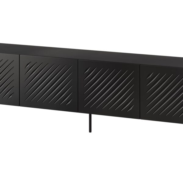 Cama RTV cabinet SIENA 200x40x60 mat black