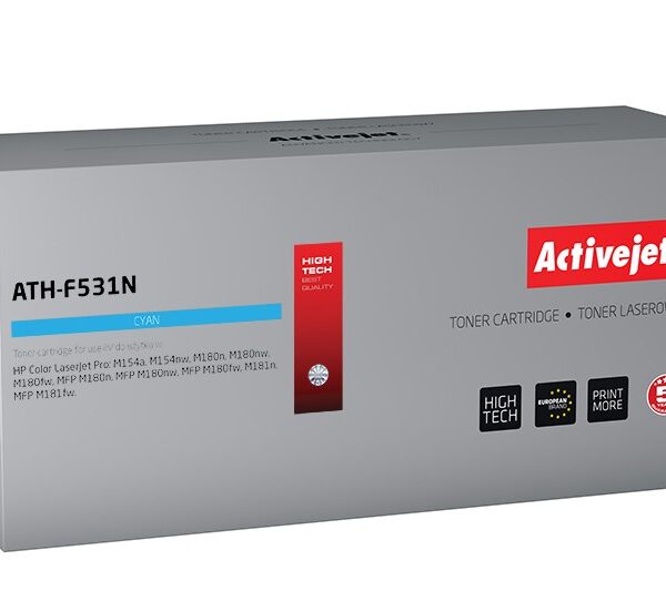 Active Jet Συμβατό Toner για Laser Εκτυπωτή HP 205A CF531A 900 Σελίδων Κυανό