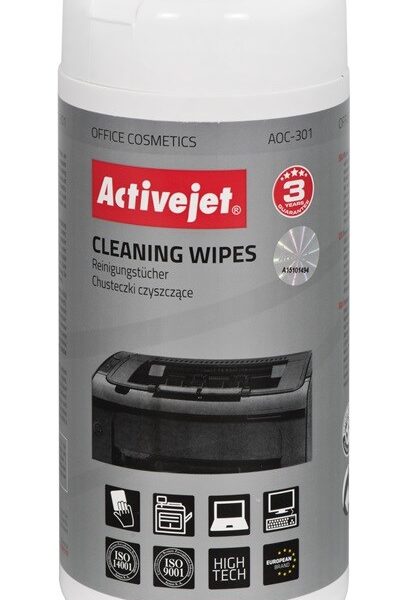 Active Jet Cleaning Office Equipment Wipes