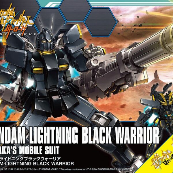 Gundam Hg Gundam Lightning Black Warrior 1/144 Model Kit
