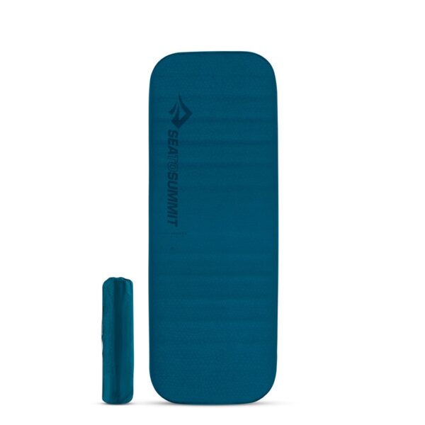 Sea to Summit Comfort Deluxe Wide A Αυτοφούσκωτο Μονό Υπόστρωμα Camping Πάχους 10cm σε Μπλε χρώμα