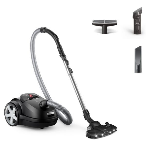 Philips 900W με Σακούλα Μαύρη XD8122/10