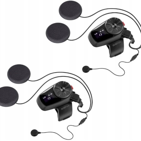 Sena 5S-10D Ενδοεπικοινωνία Διπλή για Κράνος Μηχανής με Bluetooth