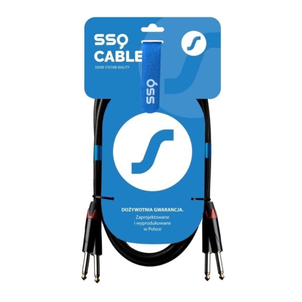 Ssq Jmjm2 Cable 2x Jack Mono 6,3 Mm 2x Jack Mono 6,3 Mm 2 M