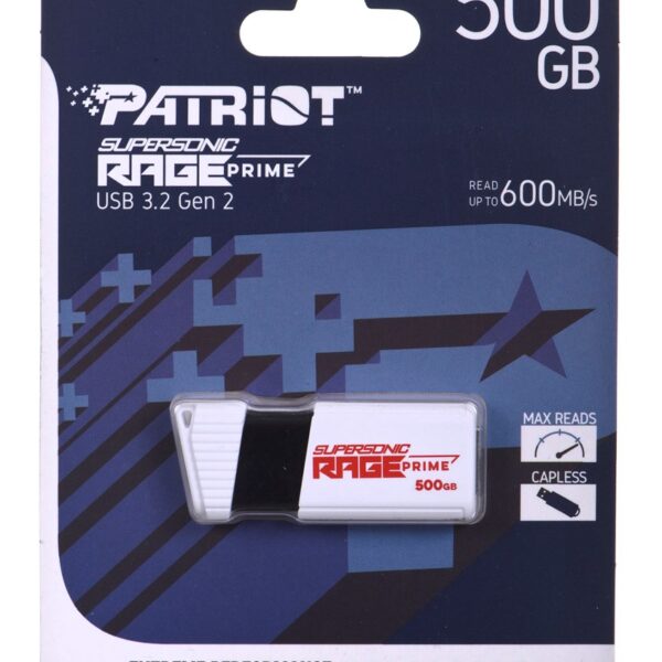 Patriot Rage Prime 600 512GB USB 3.2 Λευκό