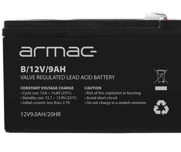 Armac με Χωρητικότητα 9Ah και Τάση 12V B/12V/9AH 1τμχ