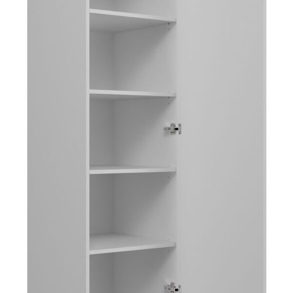 Topeshop SD-50 BIEL KPL bedroom wardrobe/closet 5 shelves 1 door(s) White