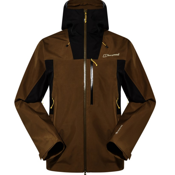 Men's Berghaus Hooded Hybrid Jacket size M brown