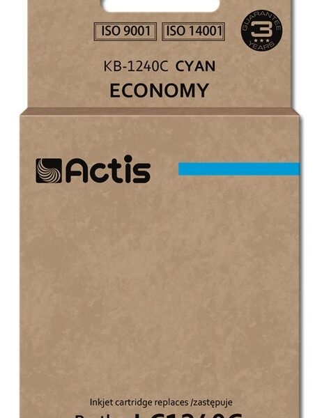 Actis Συμβατό Μελάνι Εκτυπωτή InkJet Brother LC1240C 19ml Κυανό