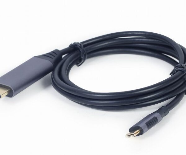 Cablexpert HDMI 2.0 HDMI male - USB-C male 1.8m Μαύρο (CC-USB3C-HDMI-01-6)