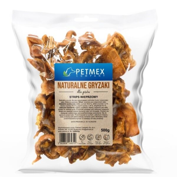 Petmex Pork Strips Λιχουδιές Σκύλου με Χοιρινό 500gr