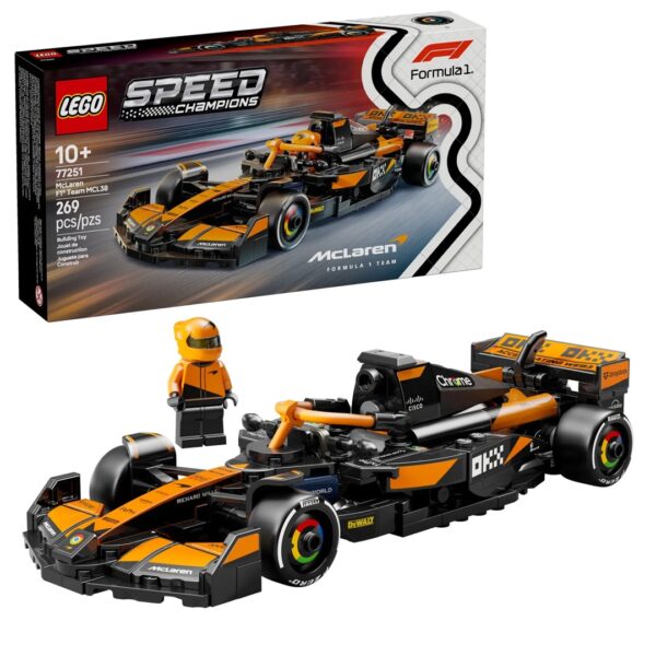 Lego Speed Champions Mclaren F1 Team MCL38 Race Car για 10+ Ετών 269τμχ