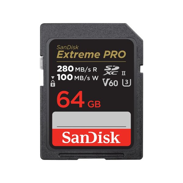 Sandisk Extreme Pro SDXC 64GB U3 V60 UHS-II