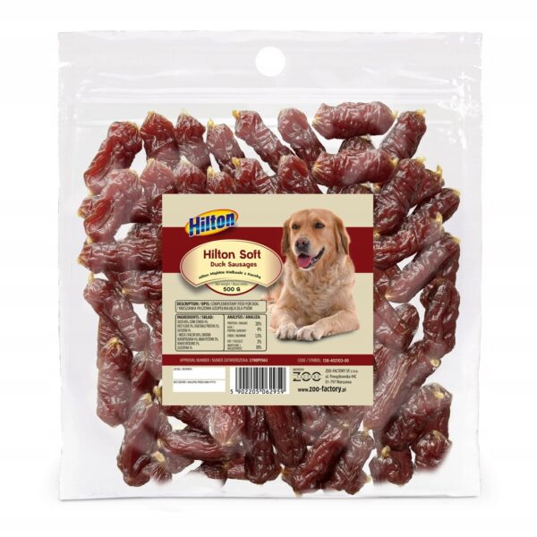 Hilton Σαλάμι Σκύλου χωρίς Γλουτένη με Πάπια 500gr