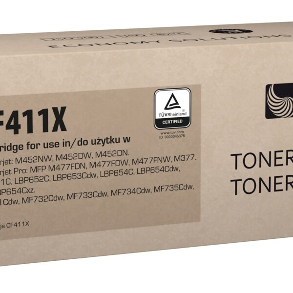 Actis Συμβατό Toner για Laser Εκτυπωτή HP 410X CF411X 5000 Σελίδων Κυανό