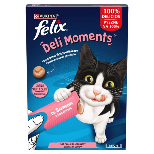Purina Λιχουδιές Σνακ με Σολομό για Γάτα 10gr