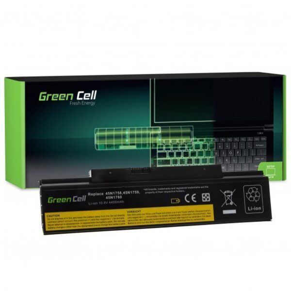 Green Cell Συμβατή Μπαταρία για Lenovo ThinkPad E550/E550c/E555/E560/E565 με 4400mAh
