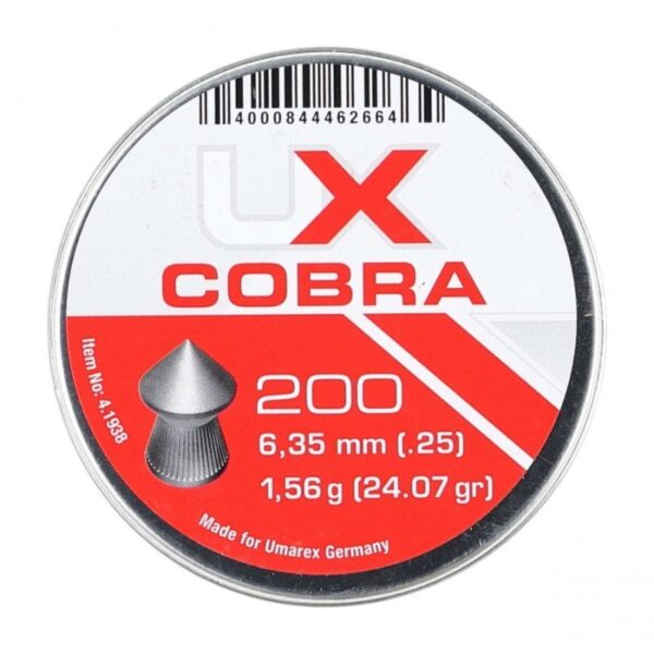 Umarex Cobra Ποτηράκια (Pellets) Αεροβόλου 6.35mm 200τμχ
