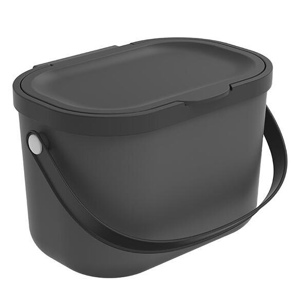 Rotho Babydesign Albula Κάδος Απορριμμάτων Πλαστικός Γκρι 3.2lt