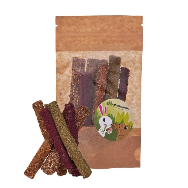 Factoryherbs Herbal-vegetable Sticks Treat Rodents Rabbits 50g