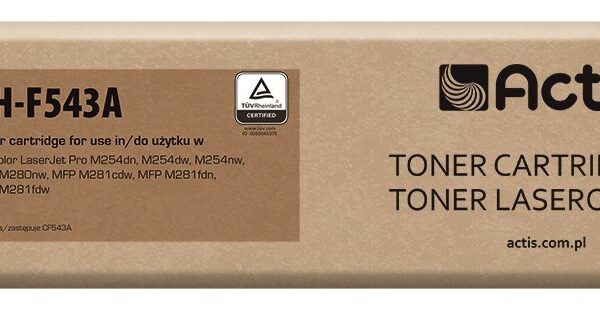 Actis Συμβατό Toner για Laser Εκτυπωτή HP 125A CB543A 1300 Σελίδων Ματζέντα
