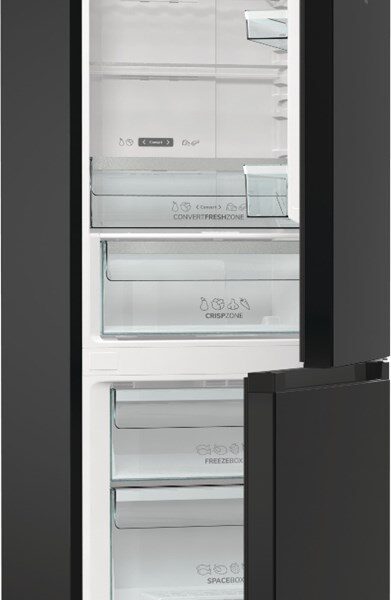 Gorenje Ψυγειοκαταψύκτης 300lt NoFrost Μαύρος NRK6192ABK4