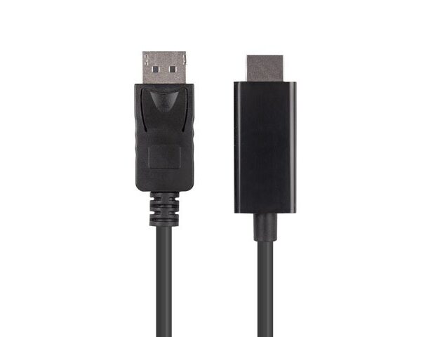 Lanberg Cable DisplayPort male - HDMI male 1m Μαύρο (CA-DPHD-11CC-0010-BK)