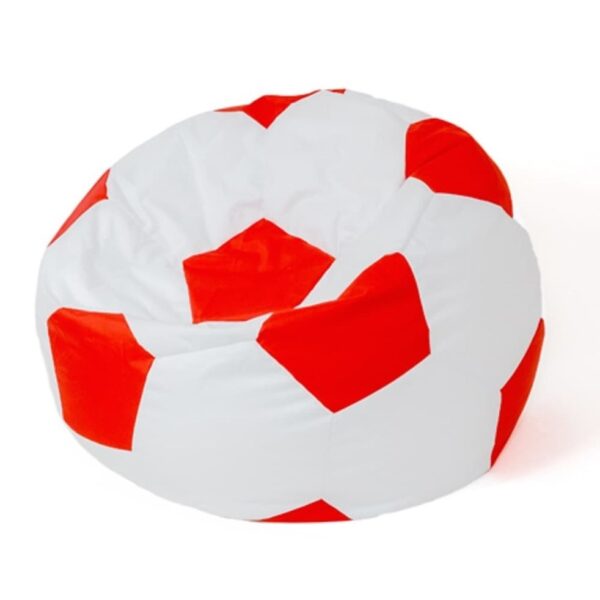 Sako bag pouf Ball white-red XXL 140 cm