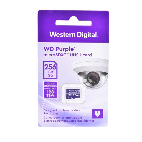 Western Digital Purple microSDXC 256GB Class 10 U1 UHS-I