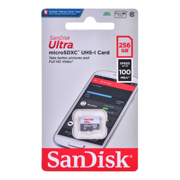 Sandisk Ultra microSDHC 256GB Class 10 U1 UHS-I