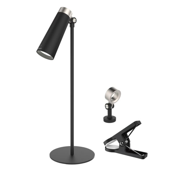 Yeelight 4-in-1 Επαναφορτιζόμενο Φωτιστικό Γραφείου LED Αναδιπλούμενο σε Μαύρο Χρώμα