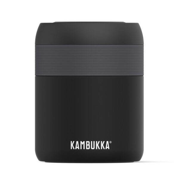 Kambukka Bora Δοχείο Φαγητού Θερμός Inox Matte Black 600ml