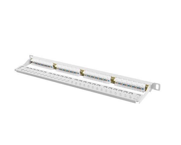 Lanberg Patch Panel για Rack 1U 19" 24 Θυρών cat6 Γκρι