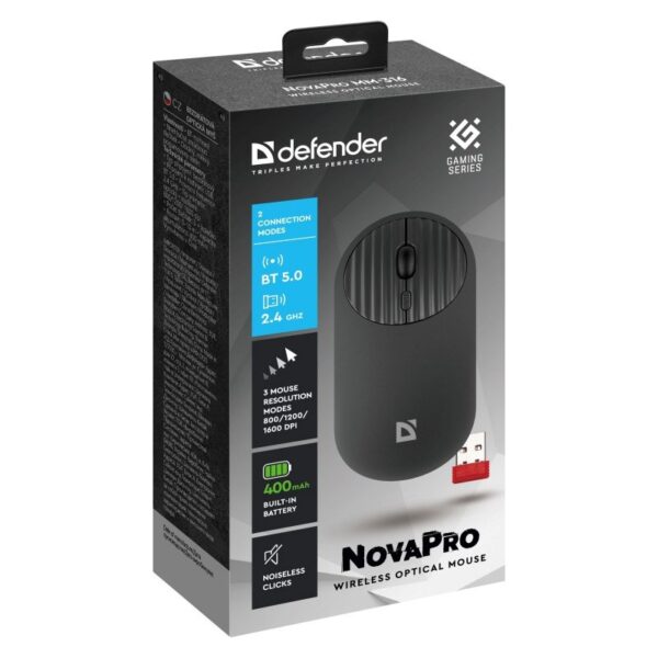 Defender Nowapro Mm-316 Ασύρματο Μαύρο