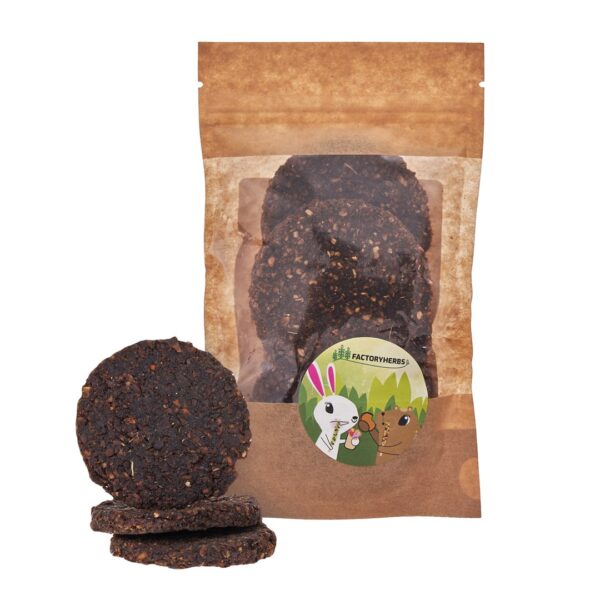 Factoryherbs Jerusalem Artichoke Cookies Flaxseed Treat Rodents Rabbits 100g
