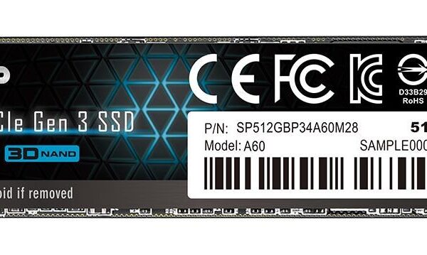 Silicon Power PCIe Gen3×4 P34A60 512GB M.2 SP512GBP34A60M28
