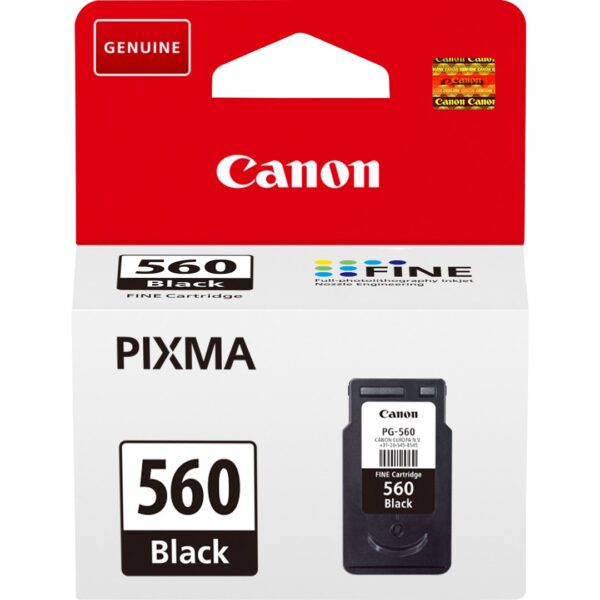 Canon PG-560 Γνήσιο Μελάνι Εκτυπωτή InkJet Μαύρο (3713C001)