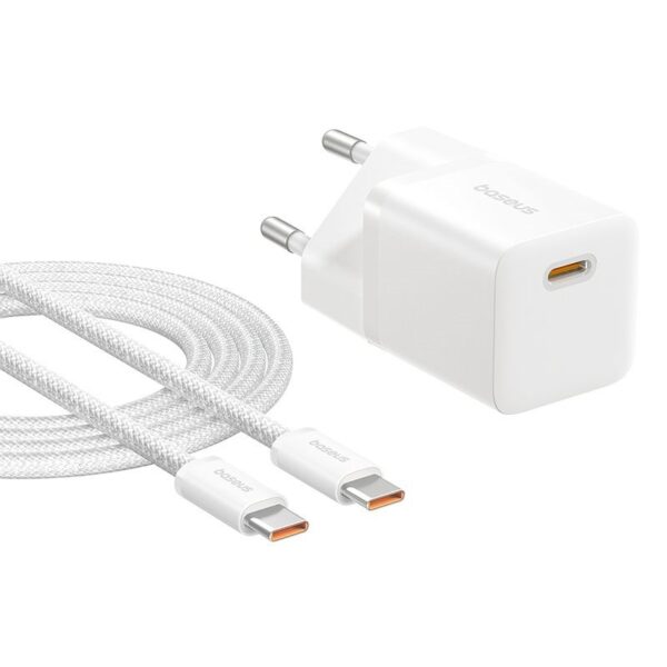 Baseus GaN5 Mini USB-C 25W με Καλώδιο USB-C - USB-C
