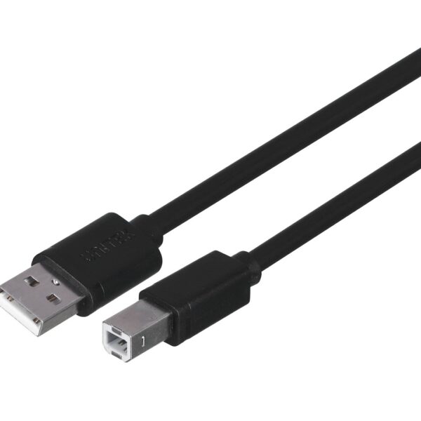Unitek USB 2.0 Cable USB-A male - USB-B male Μαύρο 3m (Y-C420GBK)
