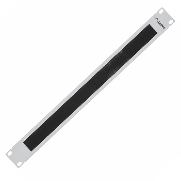 Lanberg Brush Panel 19'' 1U Grey