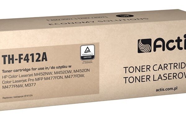 Actis Συμβατό Toner για Laser Εκτυπωτή HP 410A CF412A 2300 Σελίδων Κίτρινο