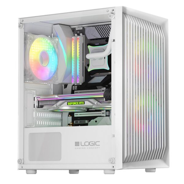 Logic Atos Gaming Mini Tower με Πλαϊνό Παράθυρο