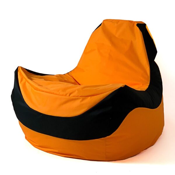 Sako bag pouf Bolid orange-black XXL 140 x 100 cm
